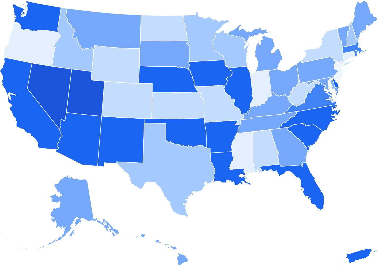 USA map